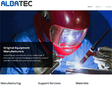 Tablet Screenshot of albatec.com.sg